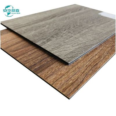 2440mm Holzkorn Außenwandverkleidung Pvdf Beschichtung ACP 6mm