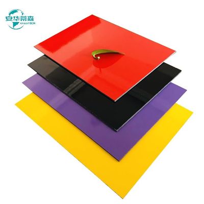 Hochglänzende starre 3 mm Acm-Platte Leichtgewichts-Aluminium-Verbundverkleidungsplatten