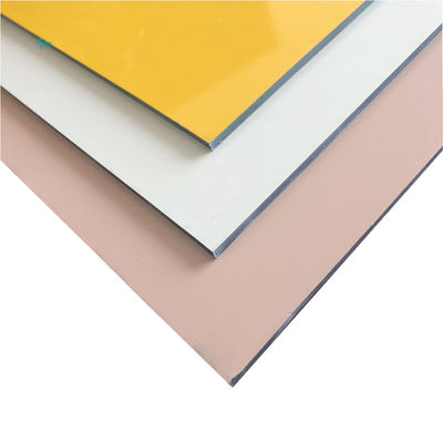 ISO9001 Wandplatten Acp Verkleidung Außenverkleidung Innen Aluminiumverbundplatte 0,06 mm
