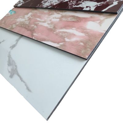 1220 mm Marmor-Verbundplatte AV-zertifizierte Acp-Außenverkleidung Umweltschonend