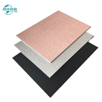 2440mm Feuerschutz Aluminium-Verbundplatten Aluminium isolierte Sandwichplatten ISO9001