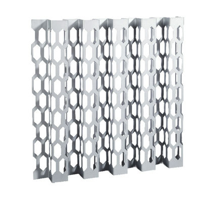 Vorlage Schließung Verpackung Fecades Verbundene Hohlkunst Baumaterialien Flachnähte Keramik Hyperbolische Vorhangwand Aluminium